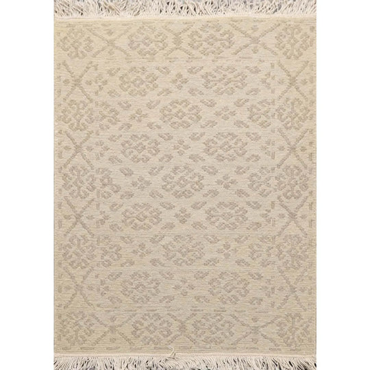1'10''x2'7'' Hand Knotted 100% Wool Reversible Oriental Area Rug Beige