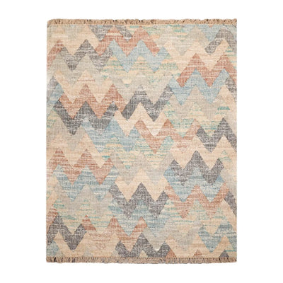 5’7” x 7’6” Hand Woven Natural Fiber Jute Southwestern Flatweave Kilim Area Rug - Oriental Rug Of Houston