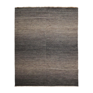 8' x 10' Hand Knotted 100% Wool Modern Oriental Area Rug Gray, Beige - Oriental Rug Of Houston