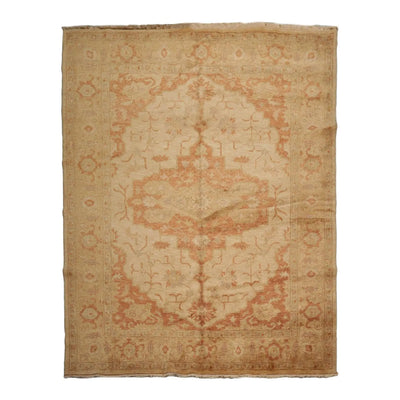 8’ x 10’4” Authentic Hand Knotted Wool Turkish Oushak Oriental Area Rug Beige - Oriental Rug Of Houston