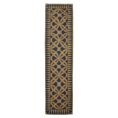 Lapchi Runner Hand Knotted Heliodoro Wool Tibetan Area Rug Beige 3’ x 12’ - Oriental Rug Of Houston