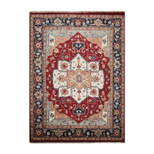 9’ x 12’6” Hand Knotted 100% Wool Herizz Traditional Oriental Area Rug Rusty Red - Oriental Rug Of Houston