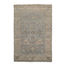 4’ x 6’ Muted Afghan Oushak Vegetable Dyes Hand Knotted Wool Area Rug Slate - Oriental Rug Of Houston