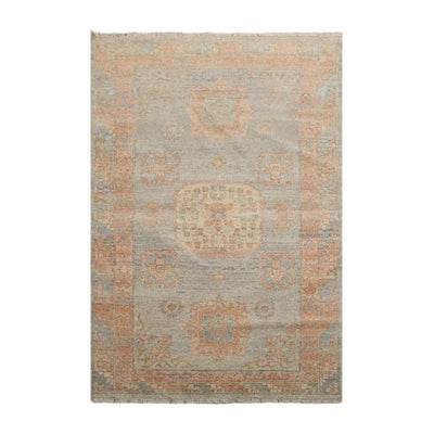 4’ x 6’ Muted Afghan Oushak Vegetable Dyes Hand Knotted Wool Area Rug Mint - Oriental Rug Of Houston
