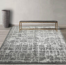 8’1" x 10’2"Hand Knotted Wool & Silk Tibetan Sherpa Oriental Area Rug Gray - Oriental Rug Of Houston