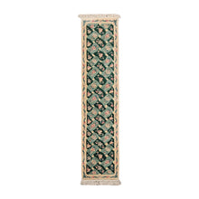 French Aubusson Thick pile Runner Hand Knotted Wool Area Rug Mint 2'3" x 10' - Oriental Rug Of Houston