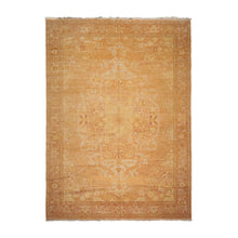 10'3"x14'4" Authentic Muted Turkish Oushak Hand Knotted Wool Area Rug Pale Peach - Oriental Rug Of Houston
