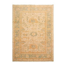 5' 9''x8' Hand Knotted Caucasian 100% Wool Traditional Oriental Area Rug Beige, Sage Color - Oriental Rug Of Houston