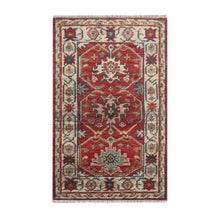 3'x5' Hand Knotted Turkish Oushak 100% Wool Traditional Oriental Area Rug Rust,Beige Color - Oriental Rug Of Houston