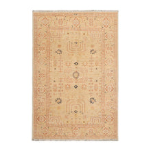 5' 3''x7' 10'' Hand Knotted Chobi Peshawar 100% Wool Traditional Oriental Area Rug Beige, Tan Color - Oriental Rug Of Houston