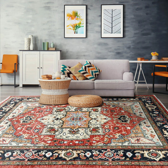 6x9 Rust LoomBloom Hand Knotted Arts & Crafts Oushak 100% Wool Oriental Area Rug