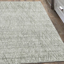 4' x5' 11'' Gray Beige Color Hand Made Persian 100% Wool Modern & Contemporary Oriental Rug