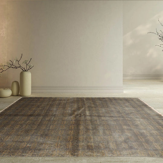 4x6 Celadon,Lime Hand Knotted Tibetan 100% Wool Michaelian & Kohlberg Contemporary Oriental Area Rug