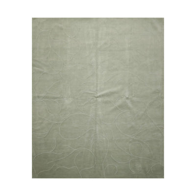 8' x 9'10'' Hand Knotted Tibetan 100% Wool Modern Oriental Area Rug Tone on Tone Mint - Oriental Rug Of Houston