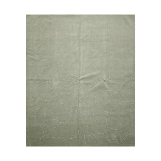 8' x 9'10'' Hand Knotted Tibetan 100% Wool Modern Oriental Area Rug Tone on Tone Mint