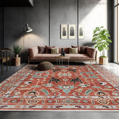 9x12 Burnt Orange, Gray Hand Knotted LoomBloom Muted Turkish Oushak 100% Wool Arts & Crafts Oriental Area Rug - Oriental Rug Of Houston