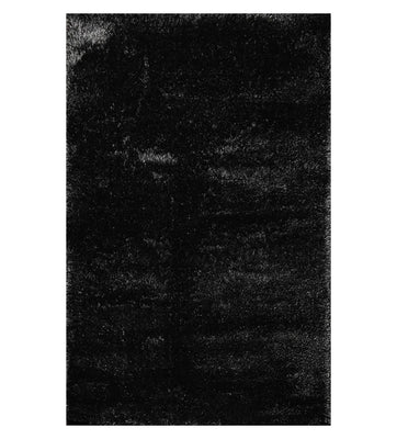Multi Sizes Black Machine Made Shag Oriental Area Rug - Oriental Rug Of Houston