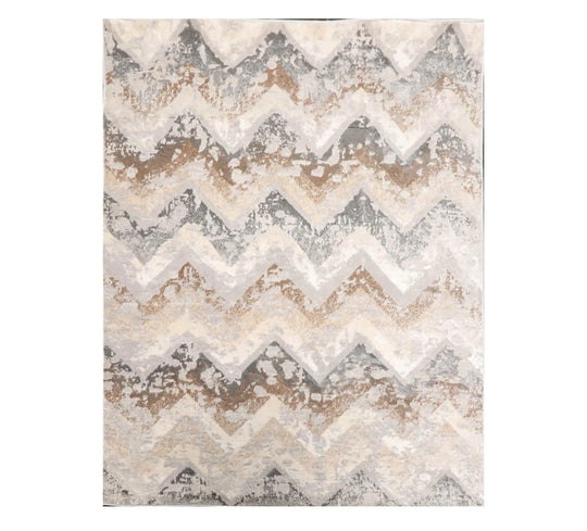 5' x 7' loomBloom  Lara Traditional Oriental Area Rug Gray, Beige, Brown