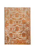 04' 00''x06' 00'' Ivory Beige Orange Color Machine Made Persian style rugs.