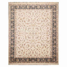 8'9'' x 11'10'' Hand Knotted Wool SinoPersian 200 KPSI Oriental Area Rug Cream - Oriental Rug Of Houston