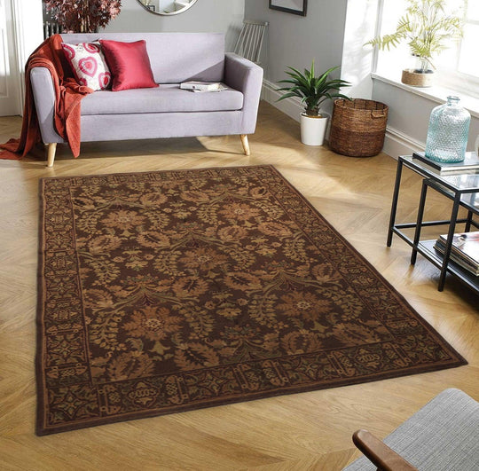 6'1" x 9' Hand Knotted 100% Wool French Aubusson Savonnerie Area Rug Gold