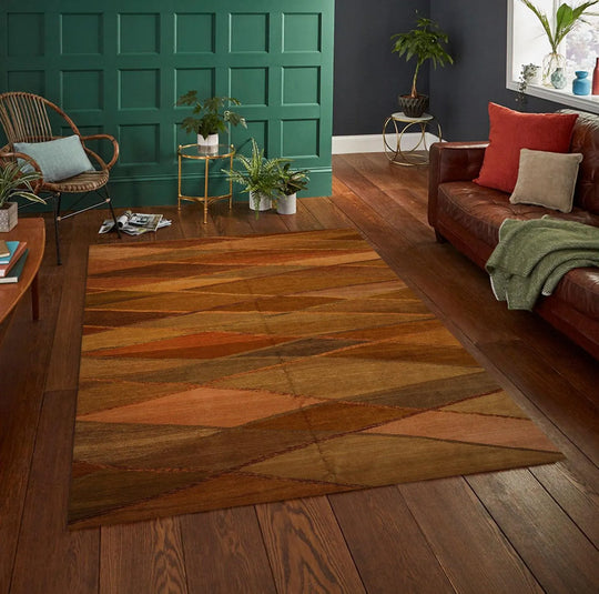 9’ x 12’ Hand Knotted Wool Designer High End Tibetan Oriental Area Rug Gold