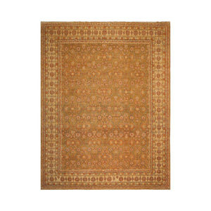 10'1''x13'1'' Beige Hand Knotted 100% Wool Chobi Peshawar Traditional Oriental Area Rug mossy