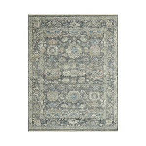 8x10 LoomBloom Muted Earth Hand Knotted 100% Wool Turkish Oushak Traditional Oriental Area Rug
