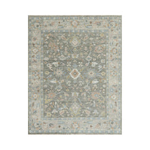 8x10 LoomBloom Gray Hand Knotted 100% Wool Traditional Oriental Area Rug