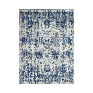 Multi Size Gray, Blue Hand Knotted 100% Wool Transitional Oriental Area Rug