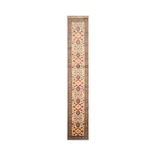 2'5''x14'3'' Runner Beige,Rust Hand Knotted Persian 100% Wool Tufenkian Keningston Chocolate Traditional  Oriental Area Rug