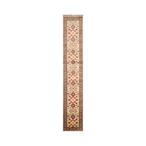 2'5''x14'3'' Runner Beige,Rust Hand Knotted Persian 100% Wool Tufenkian Keningston Chocolate Traditional  Oriental Area Rug