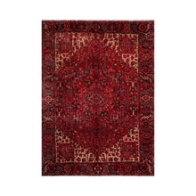 10x14 Rust Hand Knotted 100% Wool Heriz Traditional Oriental Area Rug
