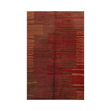 6x9 Rust Hand Knotted Tibetan 100% Wool Tufenkian Modern & Contemporary Oriental Area Rug