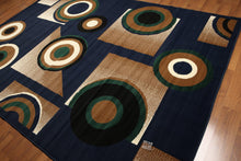 Modern Contemporary Traditional Oriental Area rug Royal Blue 8'x11' - Oriental Rug Of Houston