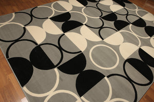 8' x 11' Traditional Oriental Area rug 8x11 Gray