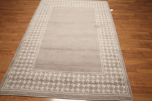 5'x7' Toupe, Ivory, Multi Color Machine Made Polypropylene Indonesian High Density Hand Carved Effect Modern Oriental Rug