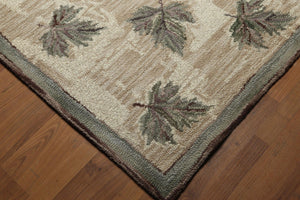 Handmade Wool Oriental Area Persian Rug Beige 8' x10' - Oriental Rug Of Houston