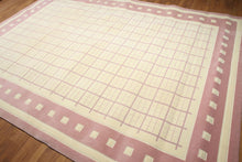 9' x 12' Handmade Traditional Oriental Area rug 100% Wool Ivory