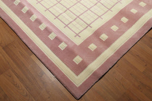 9' x 12' Handmade Traditional Oriental Area rug 100% Wool Ivory