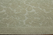 5'8" x 8'9" Machine Made High Low Modern Oriental Wool Rug Gray Tone on Tone Color - Oriental Rug Of Houston