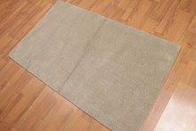 3' x5'  Dirty Beige Color Hand Knotted Pile Area Rug Wool Traditional Oriental Rug