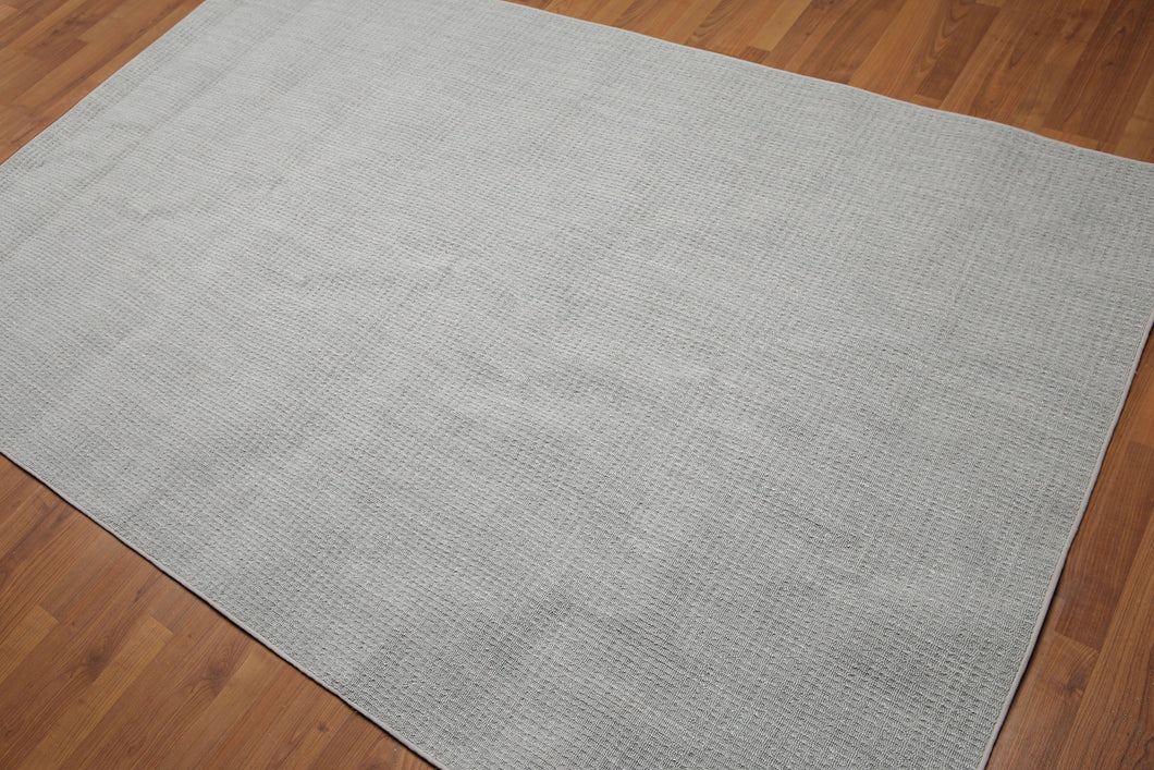 5'x8' Gray Tone on Tone Color Hand Made Modern Wool Rug