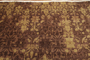 9' x 12' Hand knotted 100% Wool pile Oriental Area Rug Transitional 9x12 Brown - Oriental Rug Of Houston