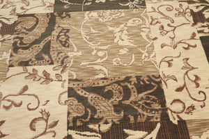 Hand Knotted 100% Wool Traditional Rustic Oriental Area Rug Beige 6' x9' - Oriental Rug Of Houston