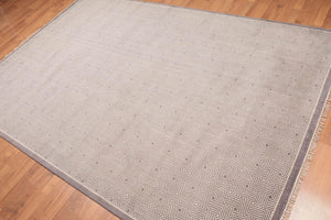 6' x 9' Hand Knotted Contemporary 100% Wool Area rug Gray - Oriental Rug Of Houston