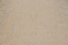 6' x 9' Hand Knotted Damask Pattern 100% Wool Area rug Gray