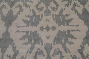 6' x 9' Hand Knotted Designer Abstract 100% Wool Area Rug Gray - Oriental Rug Of Houston
