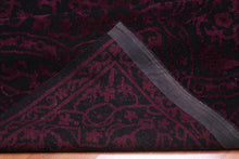 Moret's Styled in Italy Wool Handmade Turkish Oriental Area Rug Black 5'6" x 8'