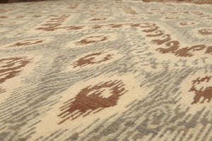 8' x 10' Hand knotted Oriental area rug 100% Wool pile 8x10 Modern Beige - Oriental Rug Of Houston